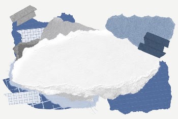 Blue frame background, aesthetic paper | Free PSD - rawpixel
