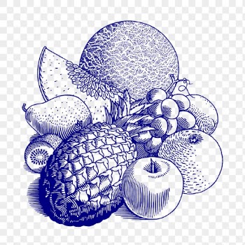Blue fruits png sticker, food | Free PNG - rawpixel