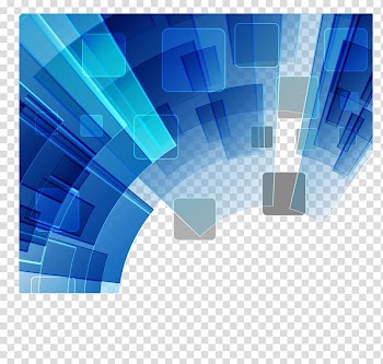 Blue geometric background, blue and white transparent background PNG clipart