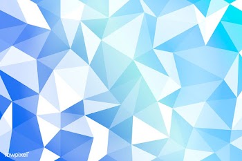 Blue geometric background vector | Free  vector - 2337327