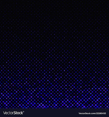 Blue geometric dot pattern background from small vector image