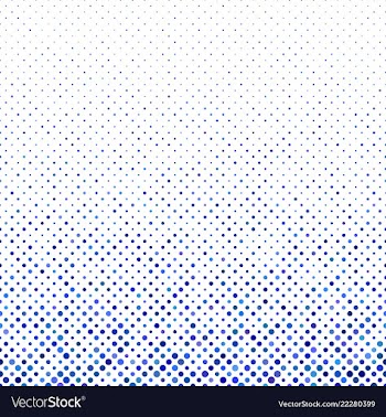 Blue geometrical dot pattern - snowfall vector image
