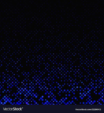 Blue geometrical dot pattern - snowfall vector image