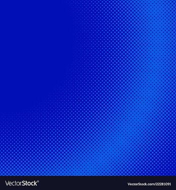 Blue geometrical halftone circle pattern vector image