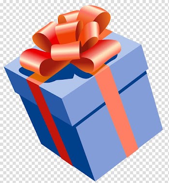 Blue gift box with red ribbon , Gift , Blue Present with Red Bow transparent background PNG clipart