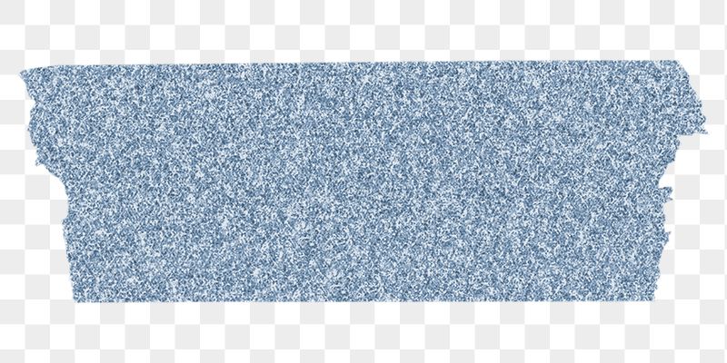 Blue glitter png washi tape | Free PNG - rawpixel