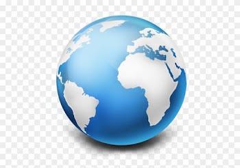 Blue-globe Cwmf - World Logo Png Transparent Background
