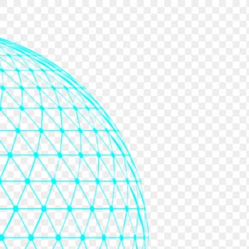 Blue globe png digital grid technology
