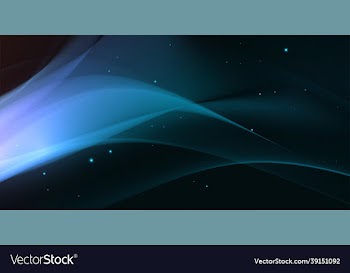blue glowing wave