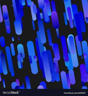 Blue gradient background with seamless rounded vector image