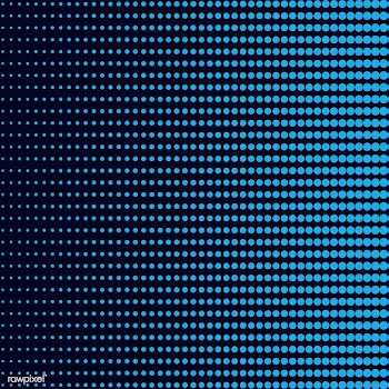Blue gradient halftone background vector | Free stock vector - 523566