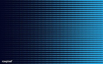Blue gradient halftone background vector | Free stock vector - 523590