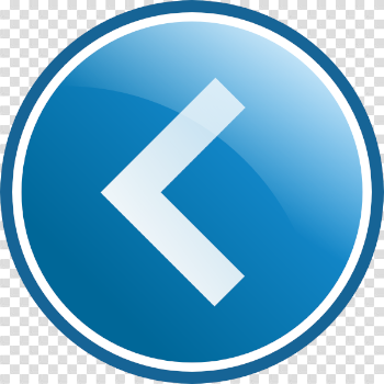 Blue Gradient Previous Button PNG Image Background