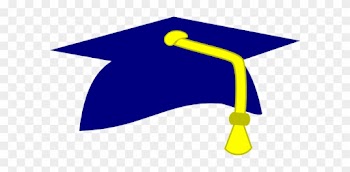 Blue Graduation Cap Clip Art