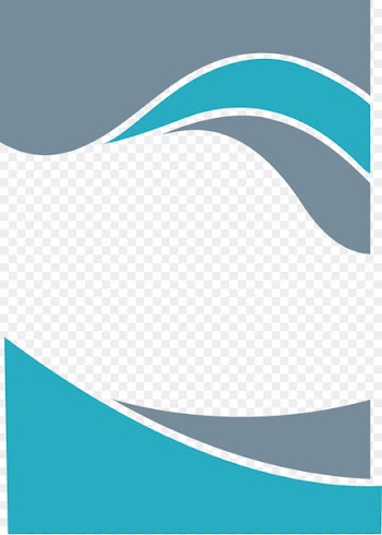 Blue Graphic design - Blue border business 