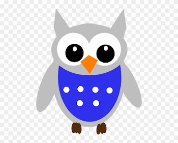 Blue Gray Owl Clip Art At Clker - Baby Owl Clip Art