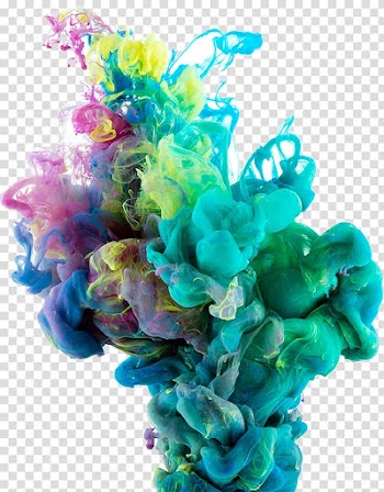Blue, green, and pink smoke artwork, Watercolor painting Splash, rum Splash transparent background PNG clipart