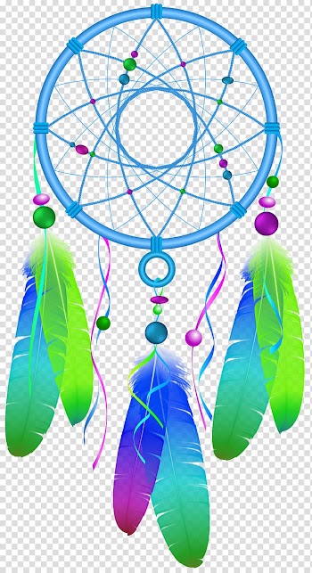 Blue, green, and purple dreamcatcher, Dreamcatcher , dreamcatcher transparent background PNG clipart