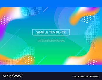blue green gradient simple ppt banner homepage bac
