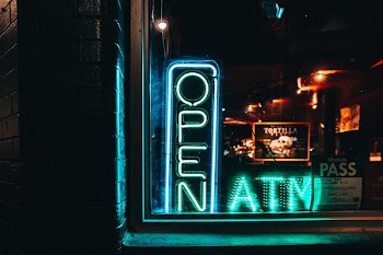 Blue & Green Open Neon