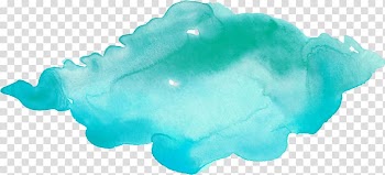 Blue Green Question Watercolor painting English grammar, mint green watercolor transparent background PNG clipart