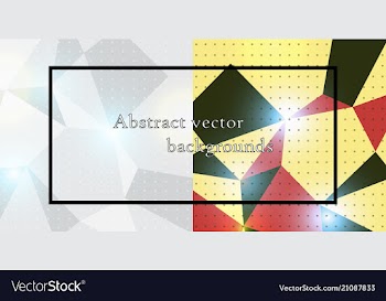 Blue grid mosaic background creative design vector image