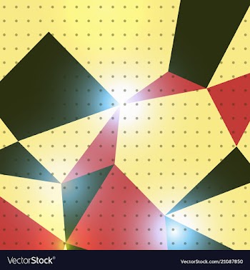 Blue grid mosaic background creative design vector image
