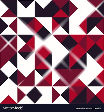 Blue grid mosaic background creative design vector image