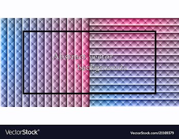 Blue grid mosaic background creative design vector image