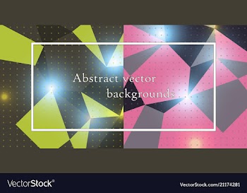 Blue grid mosaic background creative design vector image
