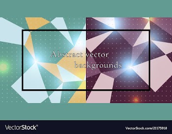 Blue grid mosaic background creative design vector image