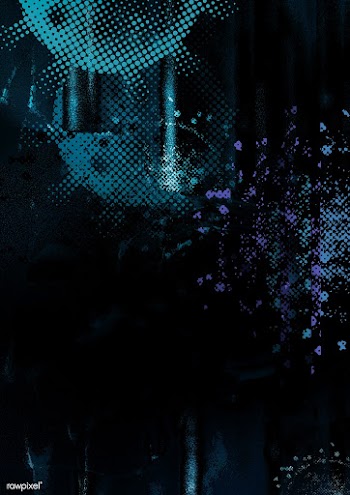 Blue halftone coronavirus remix illustration with design space | Free  illustration - 2321447