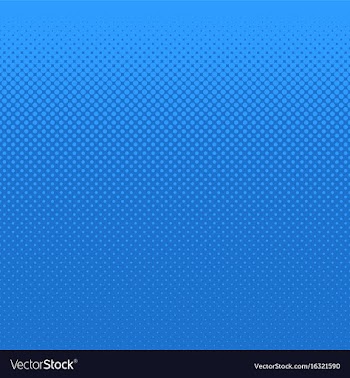 Blue halftone dot pattern background - design vector image