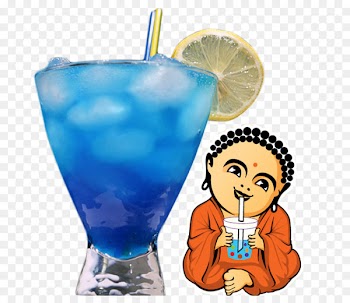 Blue Hawaii Bubble tea Blue Lagoon Drink mix Cocktail garnish - cocktail 