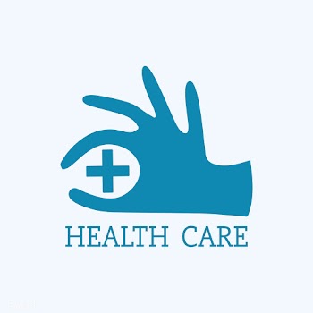 Blue health care service logo vector | Free stock vector - 538828