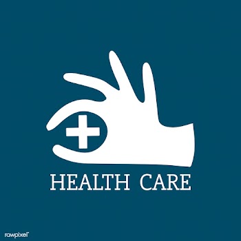Blue health care service logo vector | Free stock vector - 538830