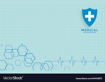 blue healthcare and medical science background