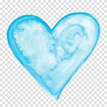 Blue hear clipat, 2018 Pinkpop Festival No Cancer Dieting Ta, Watercolour transparent background PNG clipart