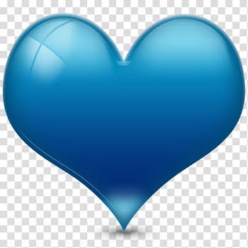 Blue heart art, Heart Blue Computer Icons , Blue Heart Icon transparent background PNG clipart
