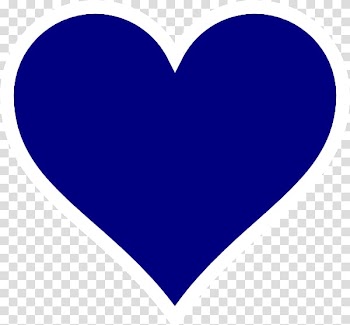 Blue Heart Color , R transparent background PNG clipart