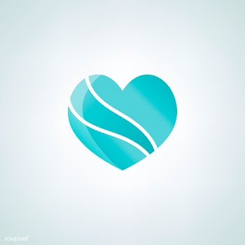 Blue heart icon medical care vector | Free stock vector - 516104