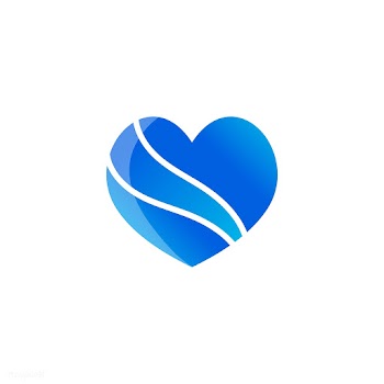 Blue heart icon medical care vector | Free stock vector - 516127
