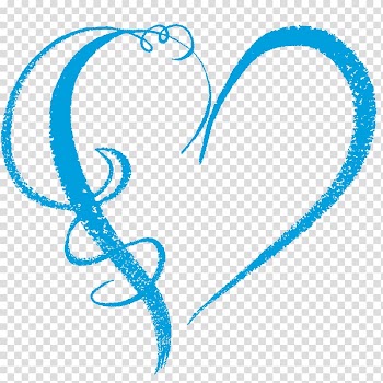 Blue heart illustration, Heart Light blue Navy blue , graph transparent background PNG clipart