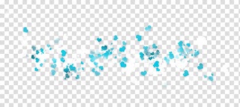 Blue Heart material transparent background PNG clipart