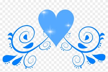 Blue Heart Swirl Clip Art At Clkercom Vector Clip Art - Wedding Clip Art Blue