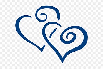Blue Hearts Png Clip Art - Wedding Anniversary Clip Art