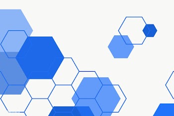 Blue hexagonal patterned background  design element | Free  transparent png - 2361863
