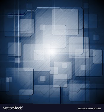 Blue hi-tech design vector image