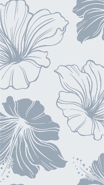 Blue hibiscus iPhone wallpaper, vintage | Free Vector - rawpixel