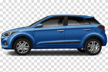 Blue Hyundai Free PNG Image